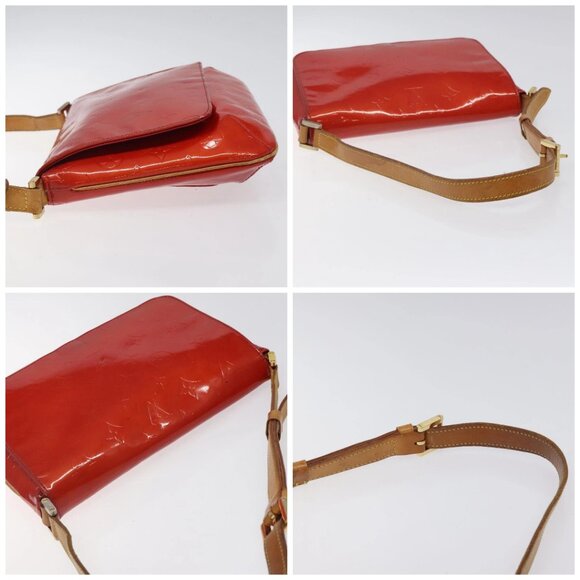 LOUIS VUITTON Monogram Vernis Thompson Street Bag Red M91094 LV Auth 122759 - Picture 16 of 16